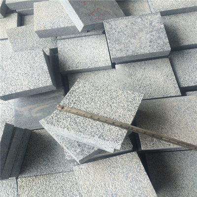 China China Granite Dark Grey G654 Granite Cube Stone Bush Hammered Surface in Size 10x10x2.5cm supplier