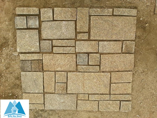 China Tiger Skin Yellow Granite Paving Sets Granite Patio Flooring Granite Stone Patio Pavers supplier