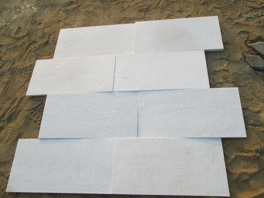 China White Quartzite Tiles &amp; Slabs Quartzite Wall Tiles Natural Quartzite Pavers Quartzite Patio Stones supplier