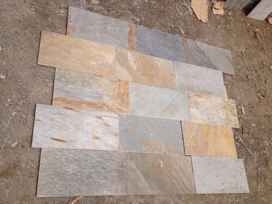 China Oyster Slate/Quartzite Tiles Natural Stone Pavers Patio Stones Paving Stone Wall Tiles supplier