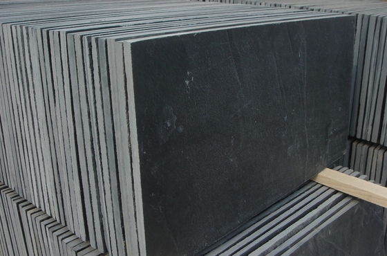 China Natural Cleft Chinese Black Slate Pavers 30x60cm 60x60cm Charcoal Slate Floor Tiles supplier