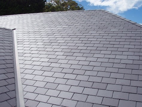 China Hubei Gray Slate Roof Tiles Grey Roof Slates Natural Slate Roof supplier