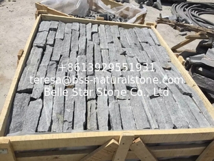China Navy Quartzite Field Stone Random Quartzite Stone Veneer Natural Ledger Stone Corner Stone supplier