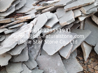 China Grey Slate Random Flagstone,Irregular Flagstone,Crazy Stone,Landscaping Stones supplier
