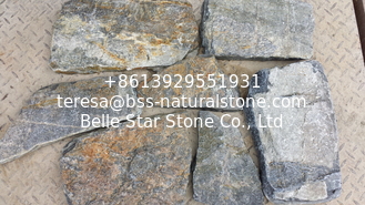 China Little Tumbled Blue Quartzite Random Flagstone Irregular Flagstone Crazy Stone Flagstone Walkway supplier