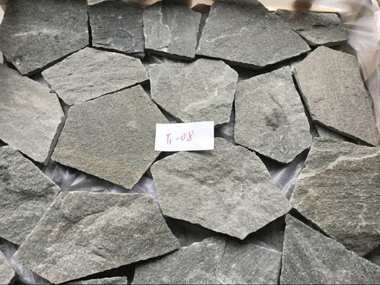 China Pink Quartzite Random Flagstone Crazy Stone Landscaping Stones Quartzite Random Stone supplier