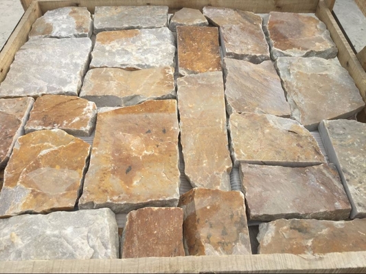 China Marble Random Flagstone Irregular Flagstone Crazy Stone Landscaping Stones supplier