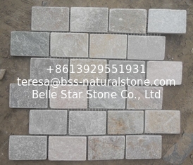 China Oyster Slate Stone Mosaic Natural Stone Mosaic Wall Tiles Oyster Mosaic Floor Tiles supplier