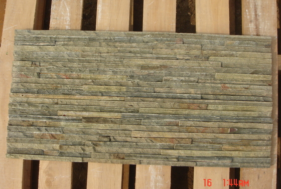 China Light Rusty Slate Waterfall Shape Thin Stone Veneer,Yellow Brown Slate Culture Stone/Ledgestone supplier