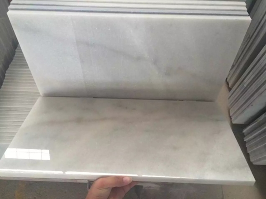 China Guangxi White Marble Floor Tiles,Chinese Carrara White Marble Tiles, White Marble Wall Tiles,Polished Marble Stone Tiles supplier