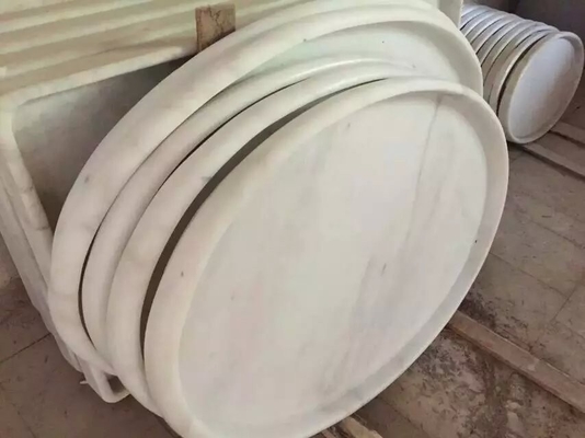 China China Marble Shower Base, Guangxi White Marble Shower Tray, Non-Slip China Carrara Marble Shower Tray supplier