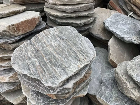 China Oyster Quartzite Round Stepping Stones,Natural Stone Pavers,Garden Stepping Pavement,Landscaping Stepping Paving Stone supplier