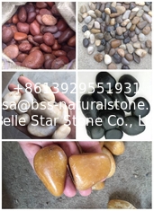 China Polished White Pebble Stones,White Cobble Stones,White River Stones,Cobble River Pebbles,Landscaping Pebbles supplier