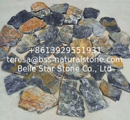 China New Oyster Quartzite Random Flagstone,Quartzite Irregular Flagstone,Crazy Stone,Landscaping Random Stone supplier