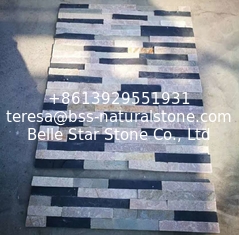 China Slate Quartzite Culture Stone,Multicolor Stone Cladding,Natural Thin Stone Veneer,Ledgestone,Stone Panels supplier
