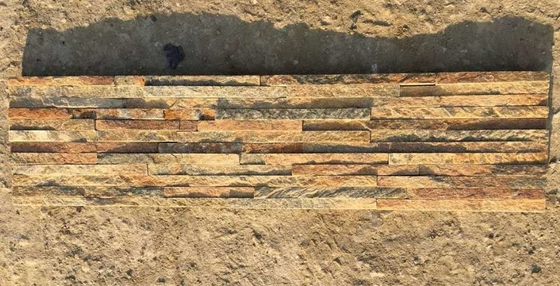 China Rustic Quartzite Waterfall Shape Ledgestone,Retaining Wall Panel,Quartzite Culture Stone,Mini Stacked Stone supplier