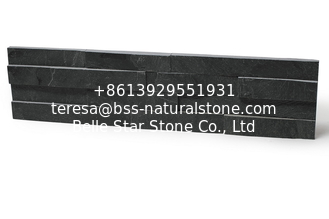 China Natural Split Face Slate Stacked Stone,Grey Stone Panels,Riven Slate Stone Cladding,Real Thin Stone Veneer,Culture Stone supplier
