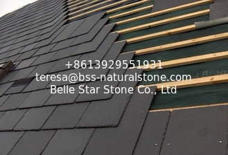 China Chinese Weathering Roof Slate,Ink Black Split Face Slate Roof Tiles,Fading Roofing Slate,Thin Slate Tiles Roof supplier