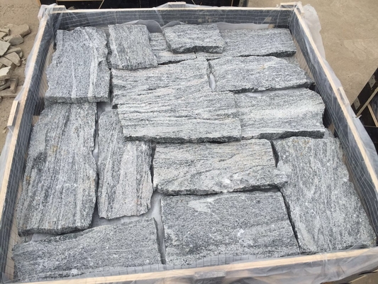 China Grey Granite Field Stone Veneer,Loose Ledgestone,Random Stone,Thin Veneer,Loose Strips Stone supplier