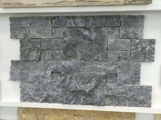 China Black Limestone Ashlar Stone Veneer,Black Field Stone,Loose Ledgestone,Wall Stone supplier