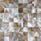 Handmade Beautiful Sea shell Wall Mosaic Panel Freshwater Shell Decorating Panel 15x15mm supplier