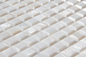 High Block Surface Beautiful Seashell Wall Panel Freshwater Shell Decorating Panel 20x20mm supplier