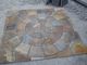 Multicolor Slate Medallion Designed Pattern Paving Stone for Designed Floor supplier