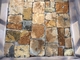 Yellow Slate Stone Cladding Split Face Slate Wall Tiles Random Stone for Wall supplier