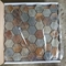 Rust Slate Mosaic Tile Natural Stone Wall Mosaic Multicolor Stone Mosaic Floor Slate Mosaic Parquet supplier