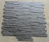 Charcoal Slate Thin Stone Veneer,Black Split Face Slate Z Stone Panel,Riven Slate Stacked Stone,Black Slate Culture Ston supplier