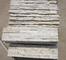 Ivory Quartzite Stacked Stone,Milk White Quartzite Thin Stone Veneer,Off-White Quartz Culture Stone supplier