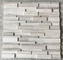 White Wooden Marble 3D Culture Stone,White Serpeggiante Marble Ledgestone,Chenille White Marble Stacked stone,Wall Panel supplier
