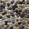 Colorful Pebble Mosaic,Mixed Colors Cobble Stone On Mesh,River Stone Mosaic Sheet,Meshed Pebbles supplier