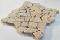 Beige Travertine Gravel Mosaic,Stone Mosaic Tiles,Mosaic Wall Tiles,Marble Mosaic supplier