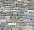 Blue Quartzite Natural Stacked Stone Wall Cladding Back With Cement supplier